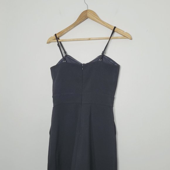 Romeo & Juliet Couture Dressy Romper One Piece Jumper Black Sweetheart Neck S - Picture 7 of 14